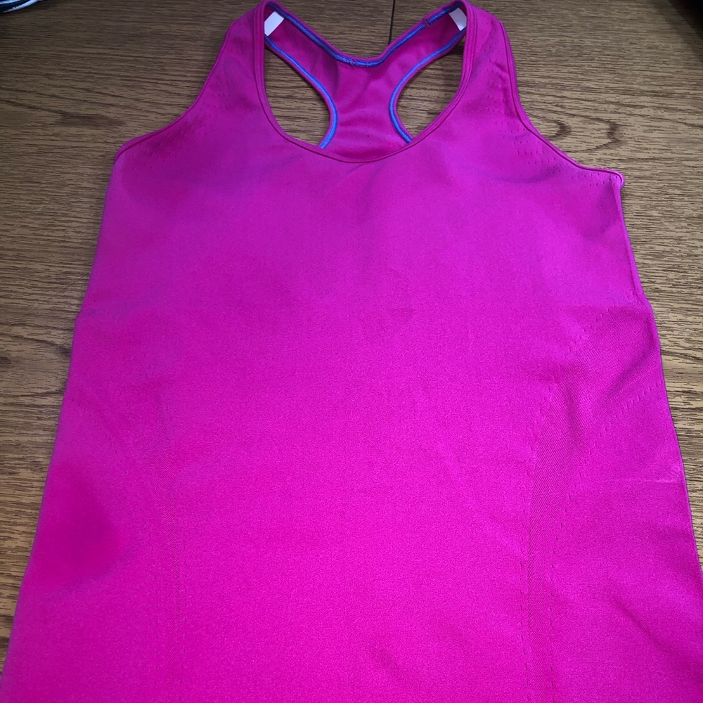 Ivivva racerback tank top pink size 14